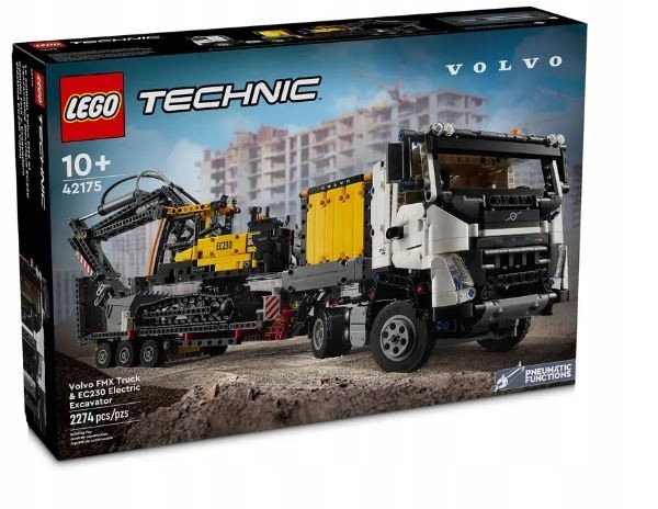 Lego Technic 42175 Nákladní automobil Volvo Fmx a bagr