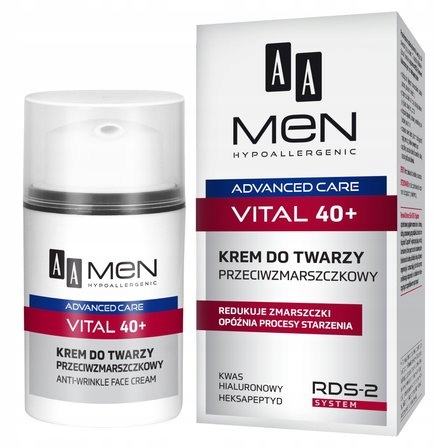 

Aa Men Vital 40+ krem przeciwzmarszczkowy 50ml