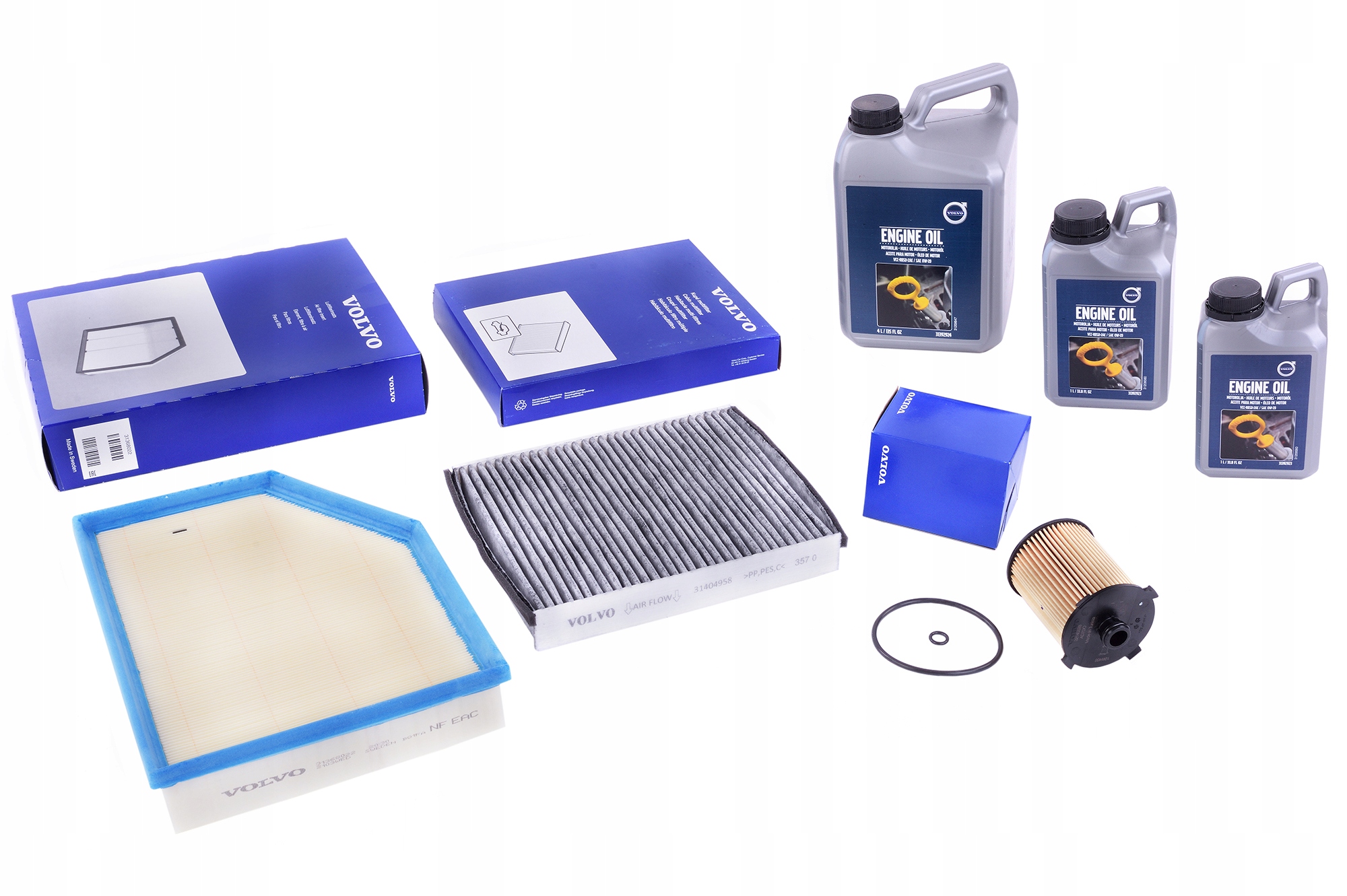 VOLVO V40 V40CC OE FILTRY OLEJ 0W20 6L D2 D3 D4