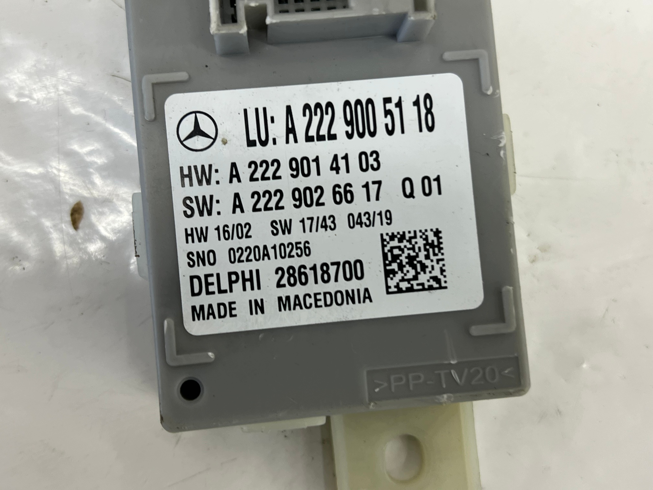 MERCEDES W205 modulo Centralina luci A2229005118