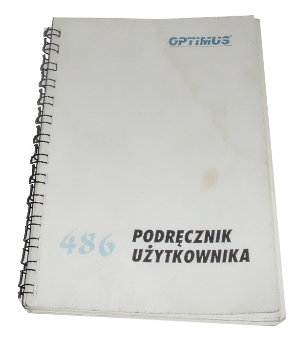 OPTIMUS 486 – PODRĘCZNIK UŻYTKOWNIKA – skład komputerowy ROBERT RESPEKTA