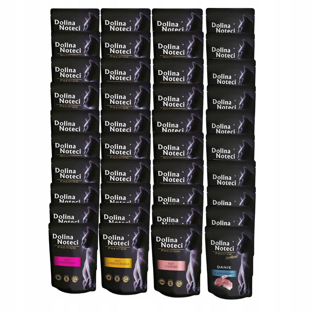 Levně Dolina Noteci Premium mix chutí pro kočky 40 x 85 g