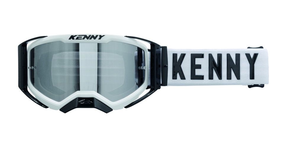 Kenny Racing Okuliare Performance Evo 2 White-clear Lens- Sklo Transparentná