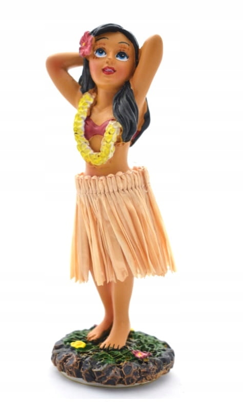 Hula Doll girl 795 M – laleczka hawajska figurka 11 cm na deskę auta
