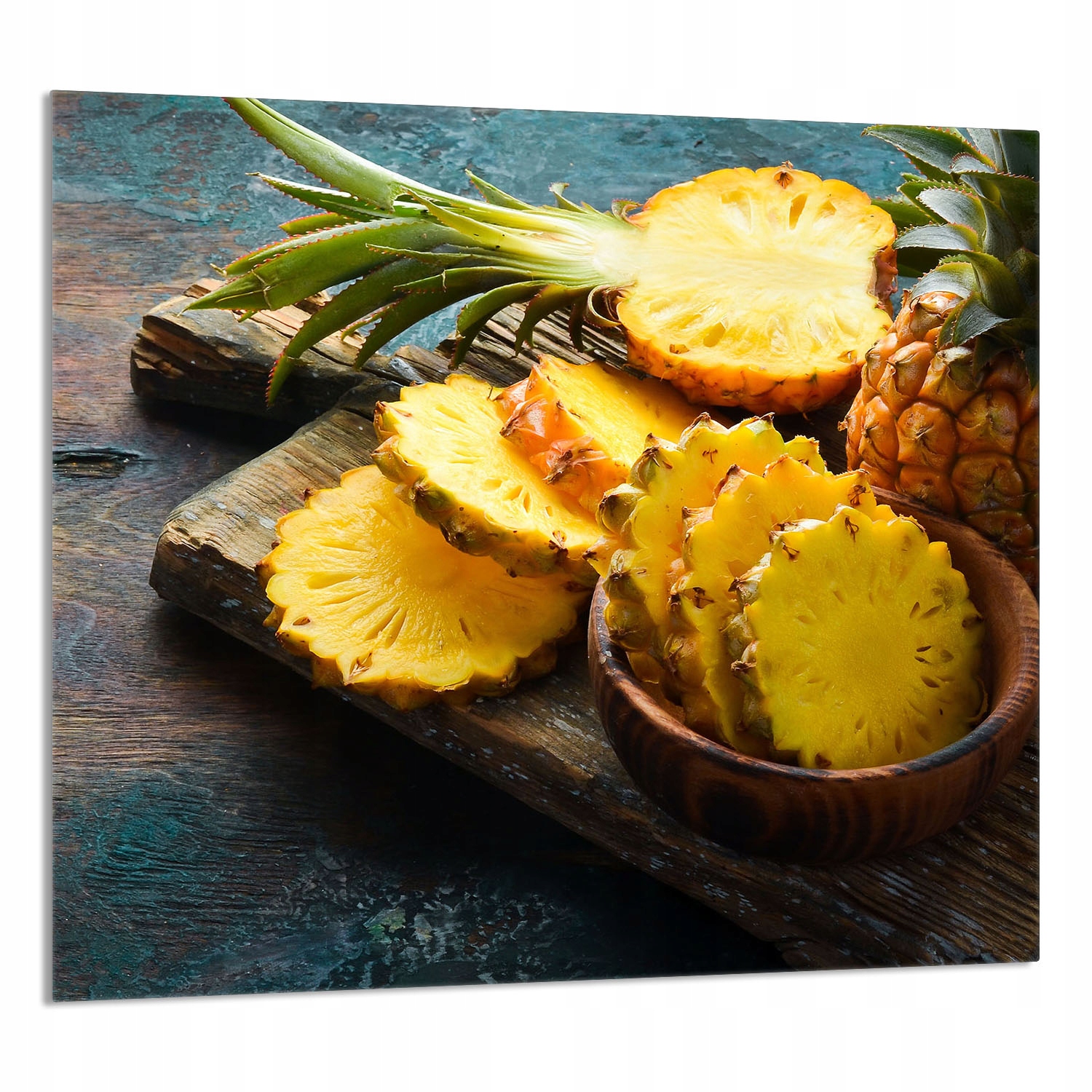 Skleněný Panel Do Kuchyně 65x60 Ananas Tvrzené Sklo