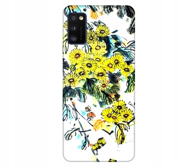 

Etui na telefon Samsung Galaxy A41 Kwiaty akwarela