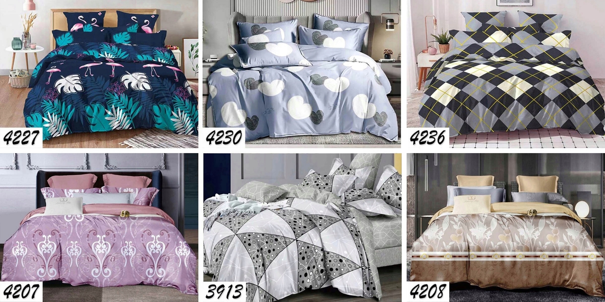 GRUBA POŚCIEL FLANELOWA 200x220 FLANELA BAWEŁNIANA KOMPLET 3D WZORY CIEPŁA Marka inna