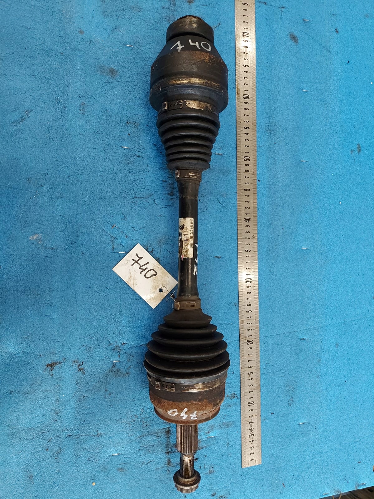 VW T5 right semi-axis 2.5 TDI 7H0407272BN