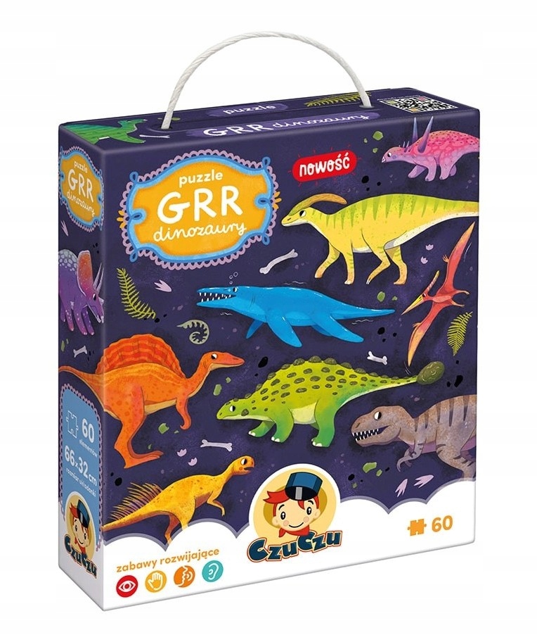 

Czuczu Puzzle 60 Grr Dinozaury dzieci +4 lata