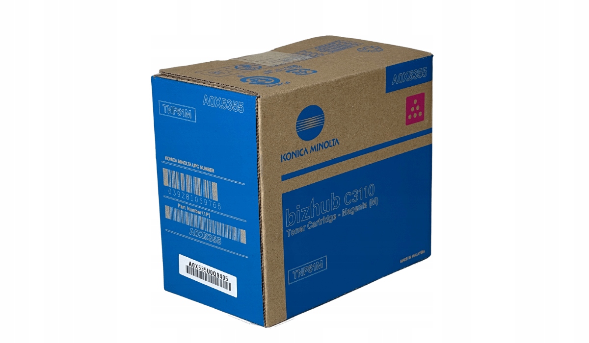 Toner Konica Minolta TNP-51 A0X5355 5 tisíc Magenta Originál Bizhub C3110