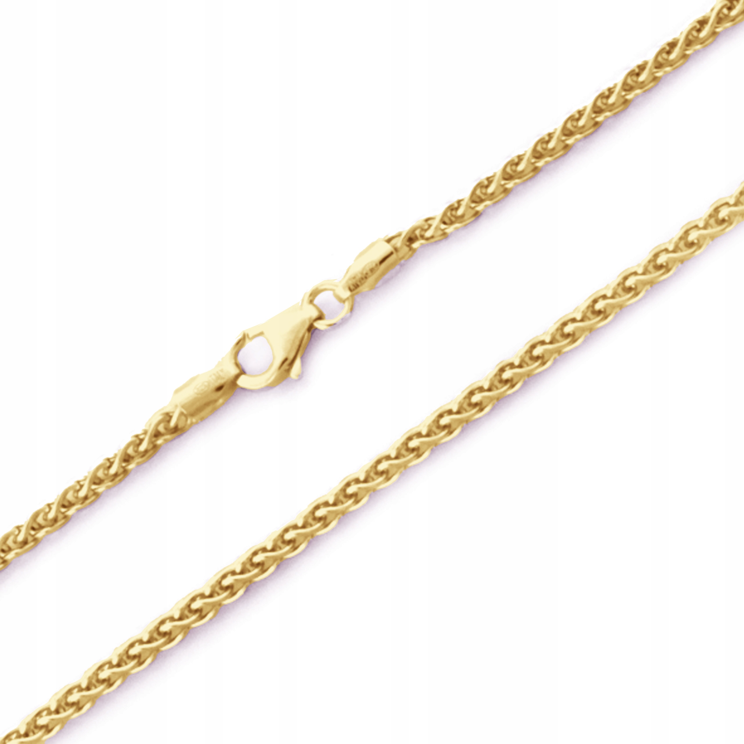 Masivní stříbrný řetízek pozlacený 925 silný liščí ocas r45 dárek