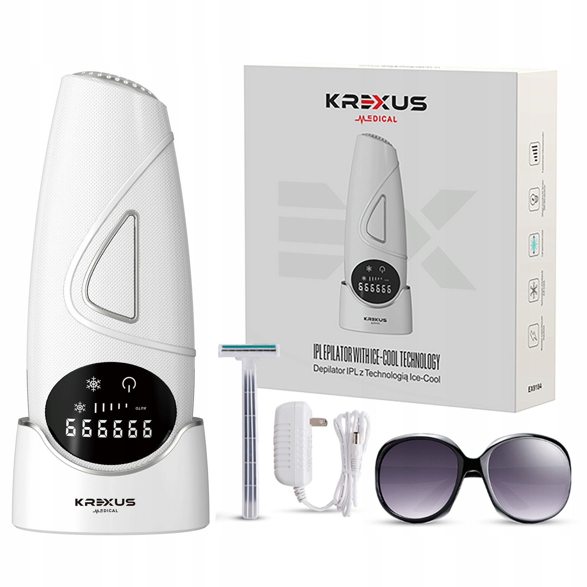 

Depilator Ipl Krexus Pro Ice Cool Ciało Bikini