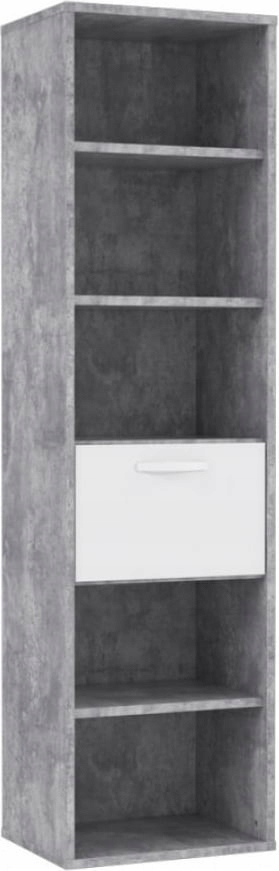 Regał na Książki Młodzieżowy Wysoki Beton Canmore