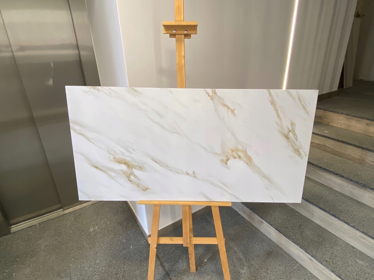 Gres płytka 60x120 marmur gold Mat Home Design Wykończenie matowe