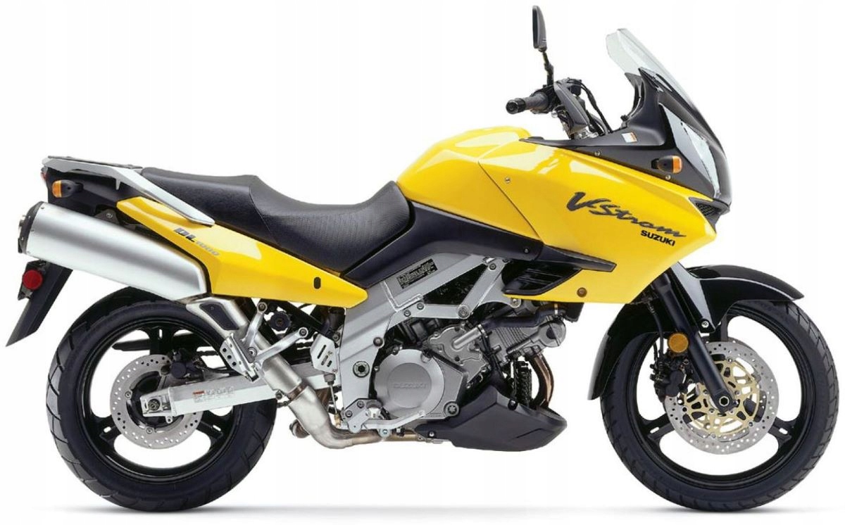 Samolepky Na Motocykl Juula Pro Suzuki DL 1000 V-strom 2002-2003 Žlutá YU9