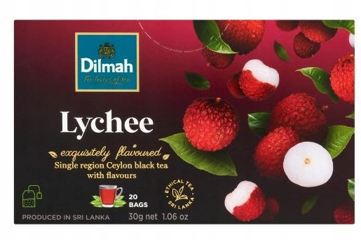12 Sztuk Dilmah Herbata Owocowa Lychee 20TB