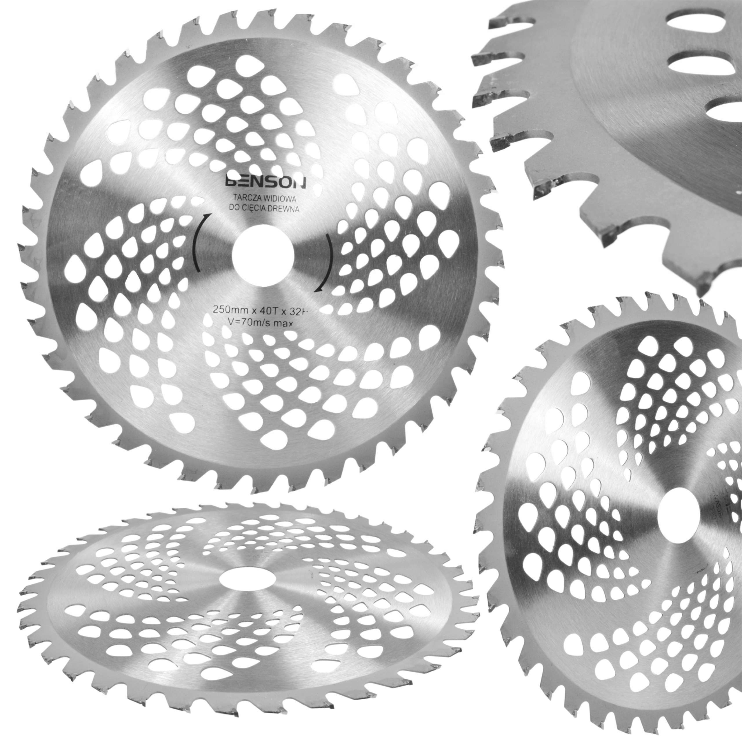 

Piła Tarczowa Do Drewna 250X32 MM 40 Zębów Black