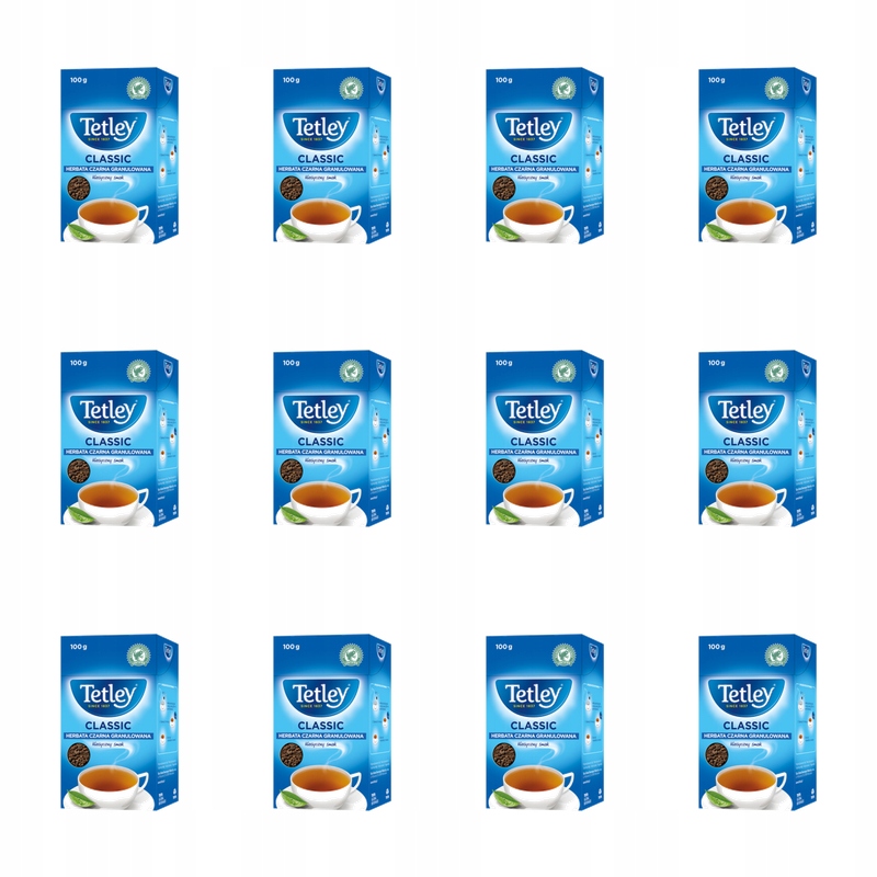 Čaj Tetley Classic Černý Granulovaný 100 g X12