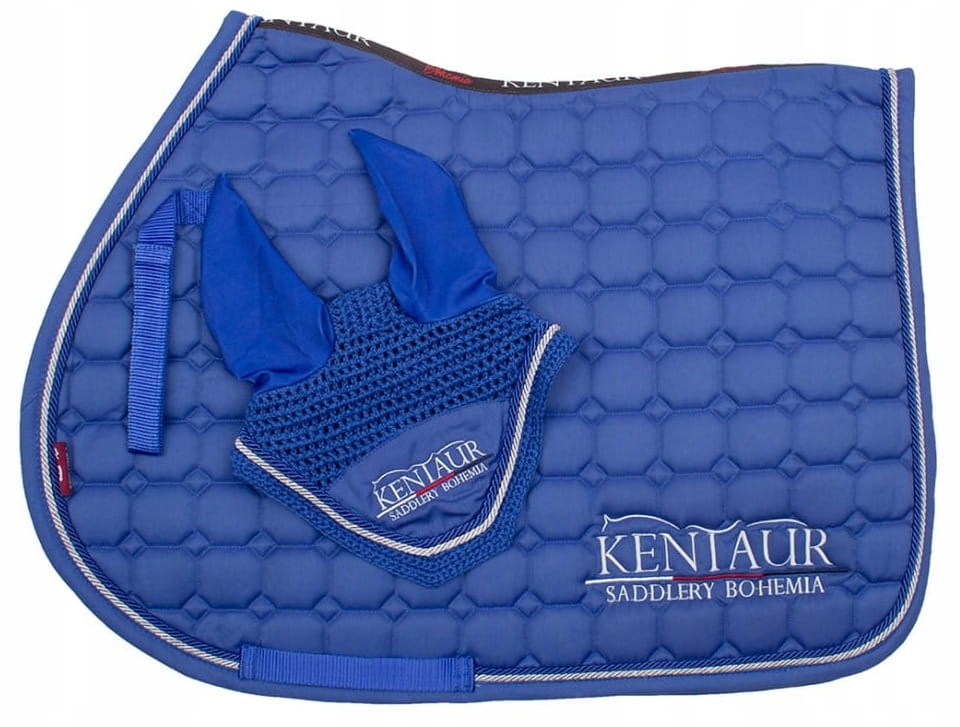 KenTaur Czaprak wszechstronny z nausznikami Full Wszechstronny niebieski