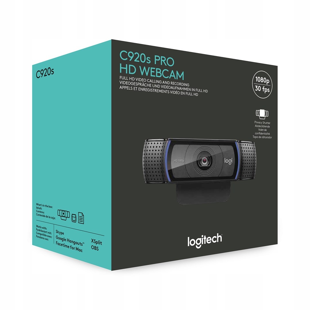 Kamera LOGITECH C920S PRO HD WEBCAM Model C920s HD PRO