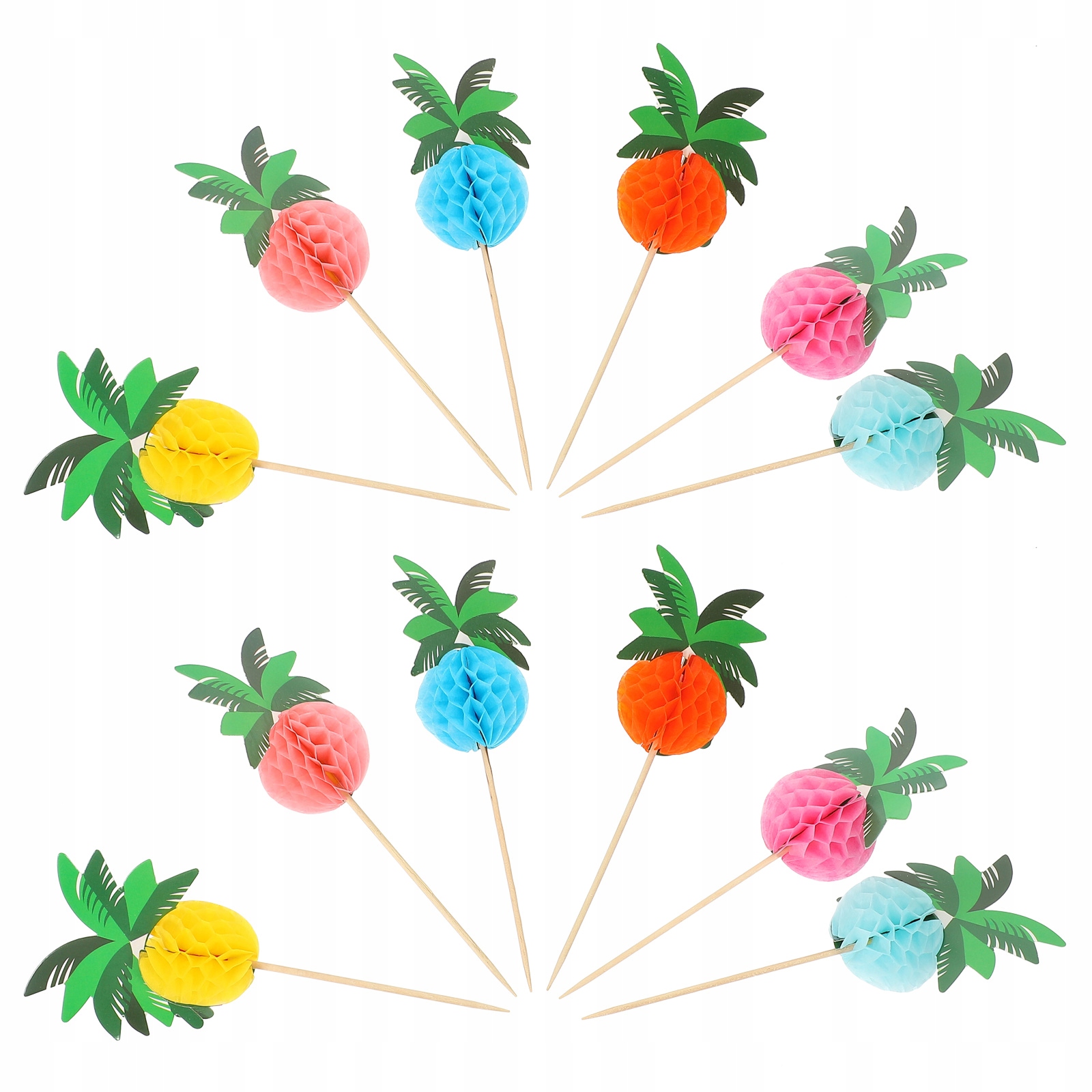 

Coconut Umbrella Fruit Pick Cylinder Banquet 50 Szt