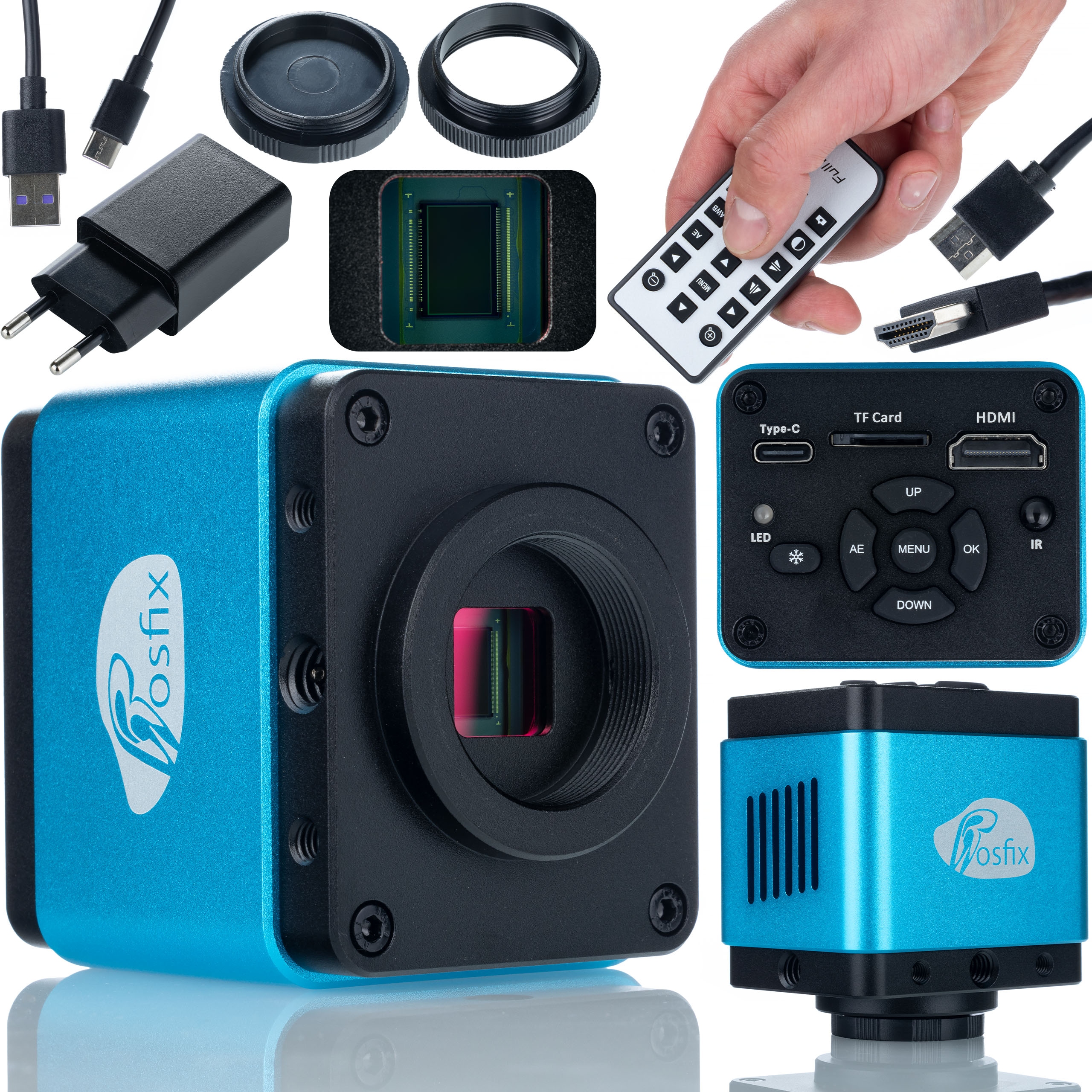 Mikroskopická Kamera Aquarius Pro Hdmi 4K 8.29MP Cmount Pro Mikroskop Rosfix