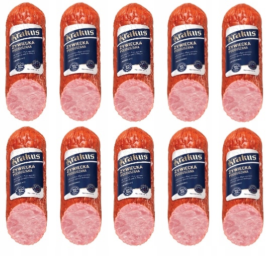 Levně 10 x 230 g Krakus Živecká klobása Karton
