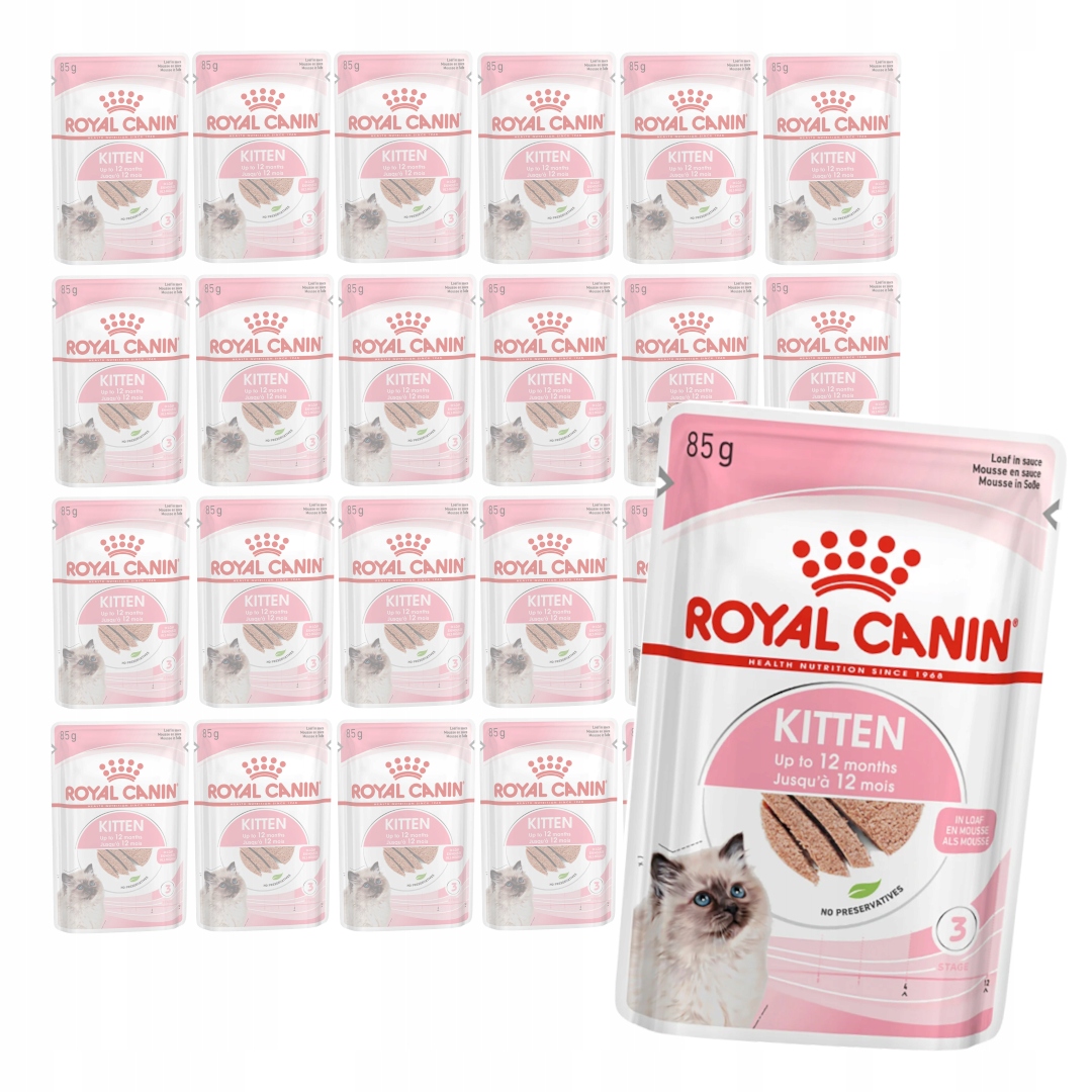 Levně Royal Canin Kitten 24x85 g Krmivo pro koťata do 12 měsíců života Paštika
