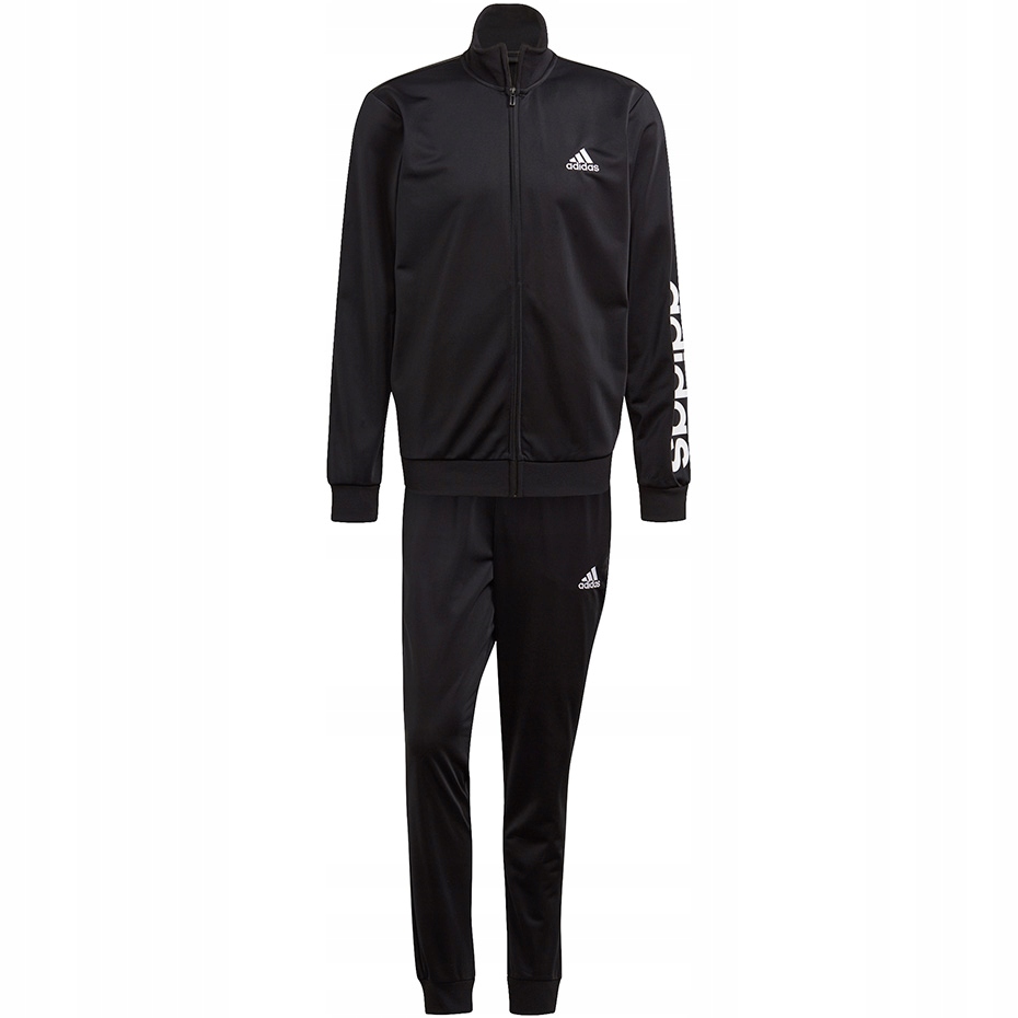 Adidas Teplákovka Pánský Primegreen Essentials Linear Logo Černý GK9654 vel. S