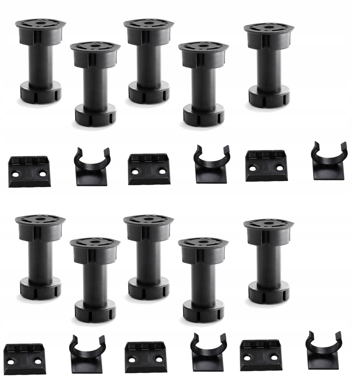 

Noga Nóżka Meblowa Kuchenna 100MM Klips 10 Kpl.