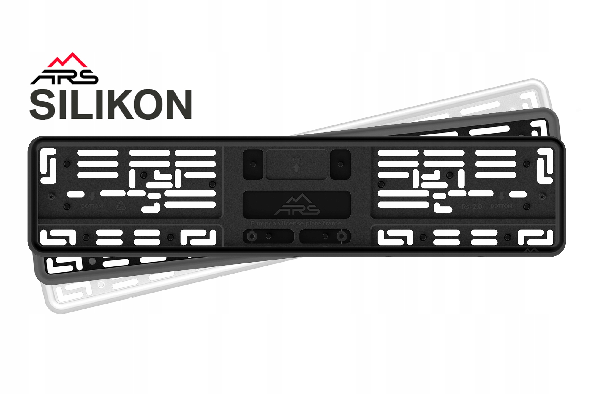 

Ramka - Ars - do tablic rejestracyjnych - Czarna