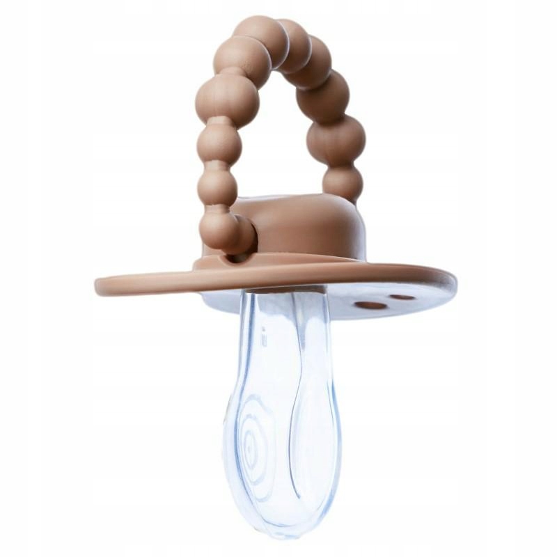 LUU - Smoczek pozycjonujący (6m+), milkhazelnut Materiał smoczka silikon