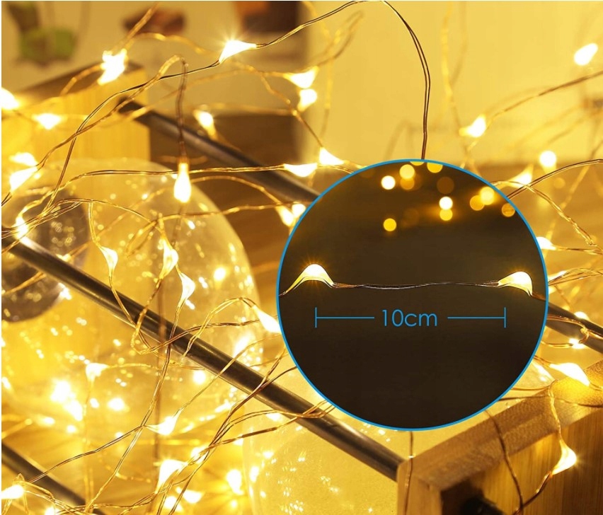 LINKA LED KURTYNA ŚWIETLNA USB BIAŁY CIEPŁY 5m Marka Inna marka