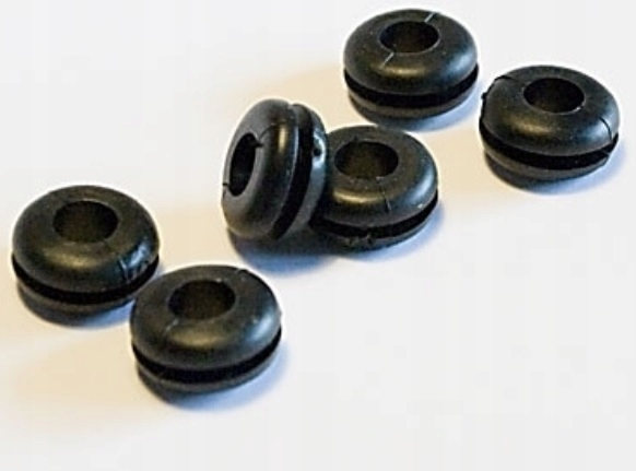 Przepust okrągły gumowy 5mm 10sztuk (0117)