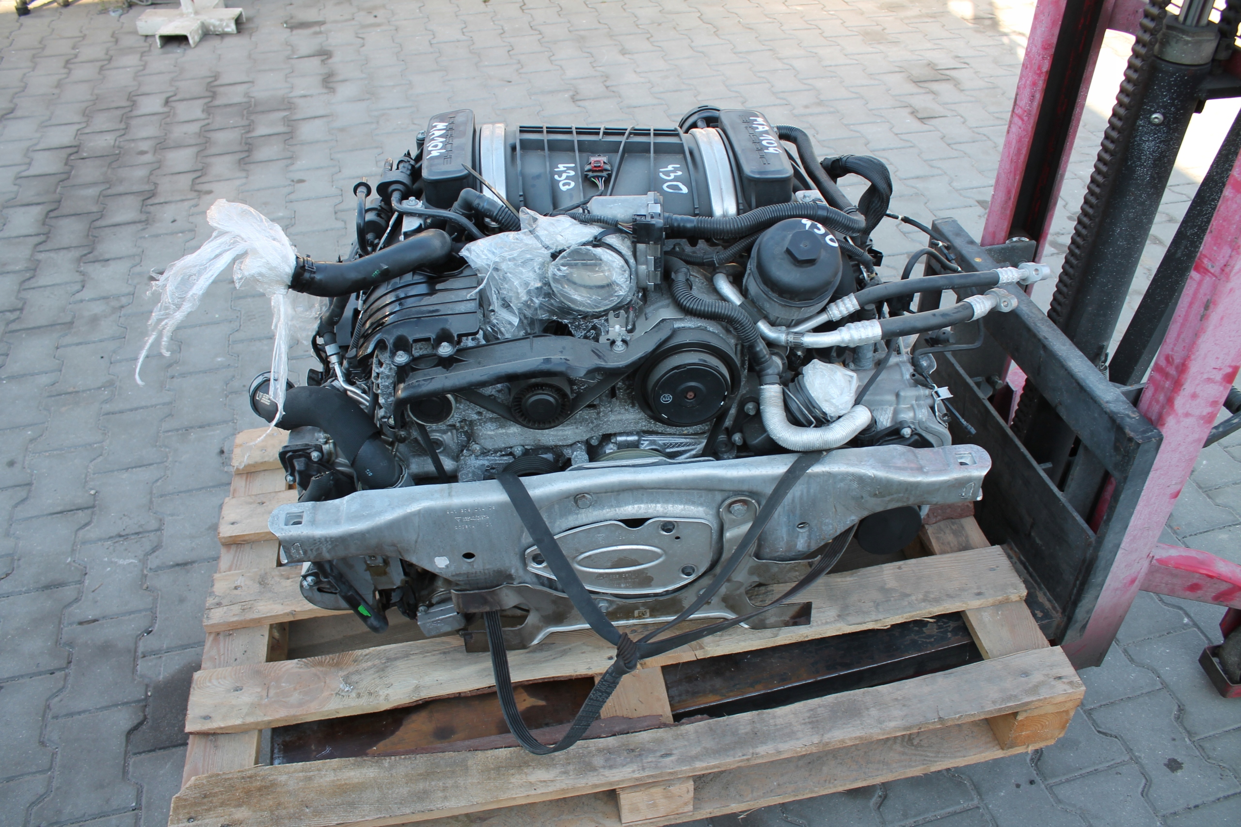 engine complete PORSCHE MA104 3,4 50 TYSKM