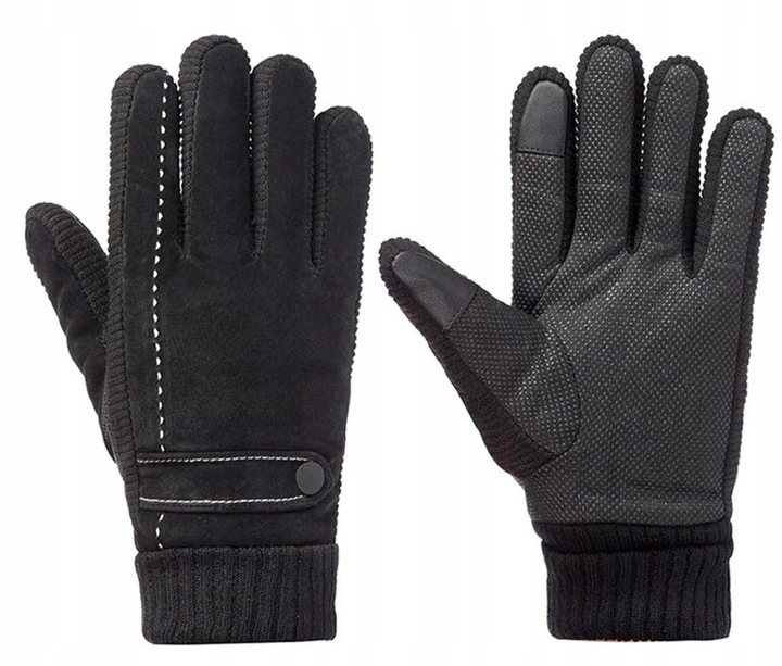 RĘKAWICZKI ZIMOWE MĘSKIE DAMSKIE RĘKAWICE NARCIARSKIE GRUBE CIEPŁE DOTYKOWE Kod producenta G/P/9447