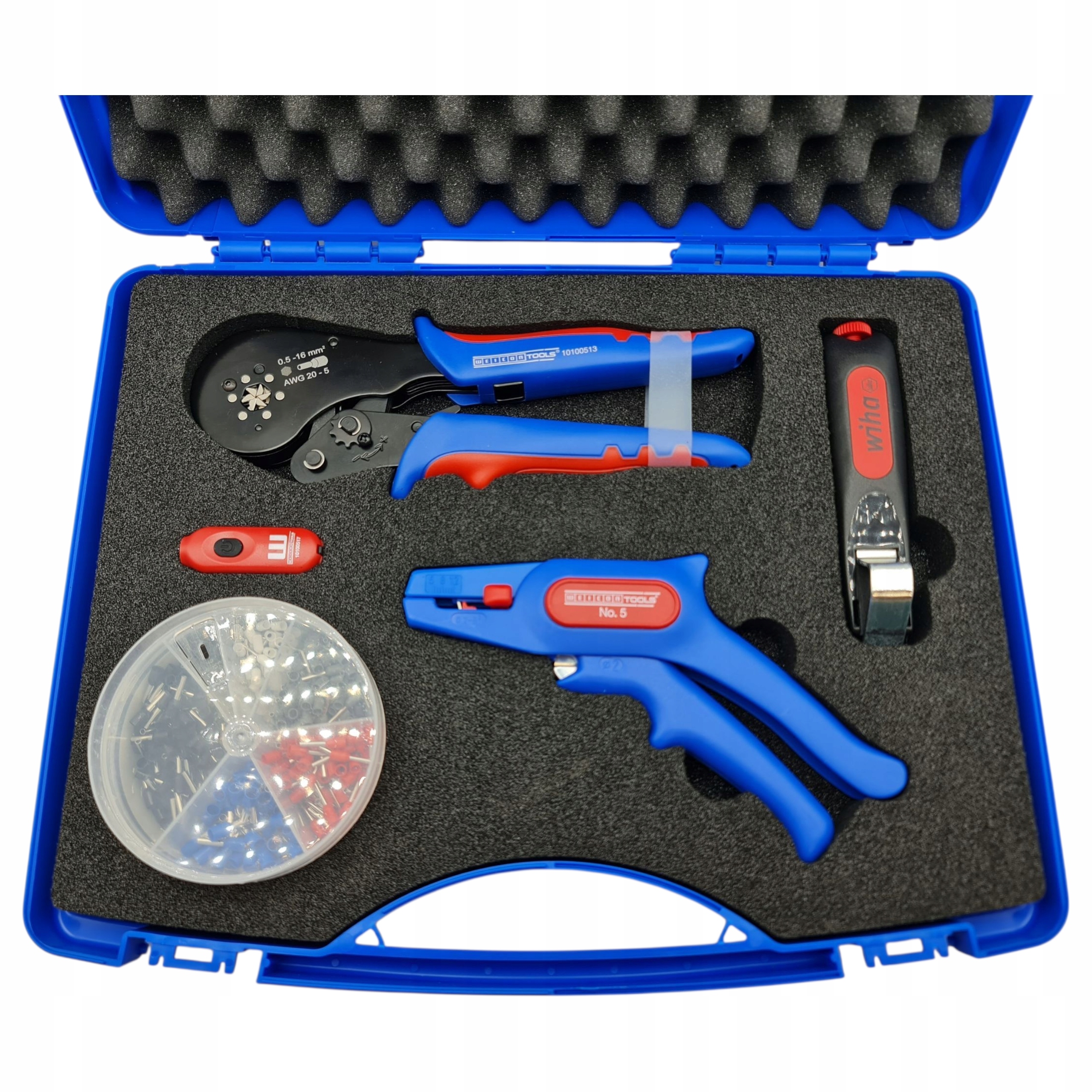 Upínací kleště na dutinky 0,5-16 mm² Praska W179 Energotytan Weicon Wiha