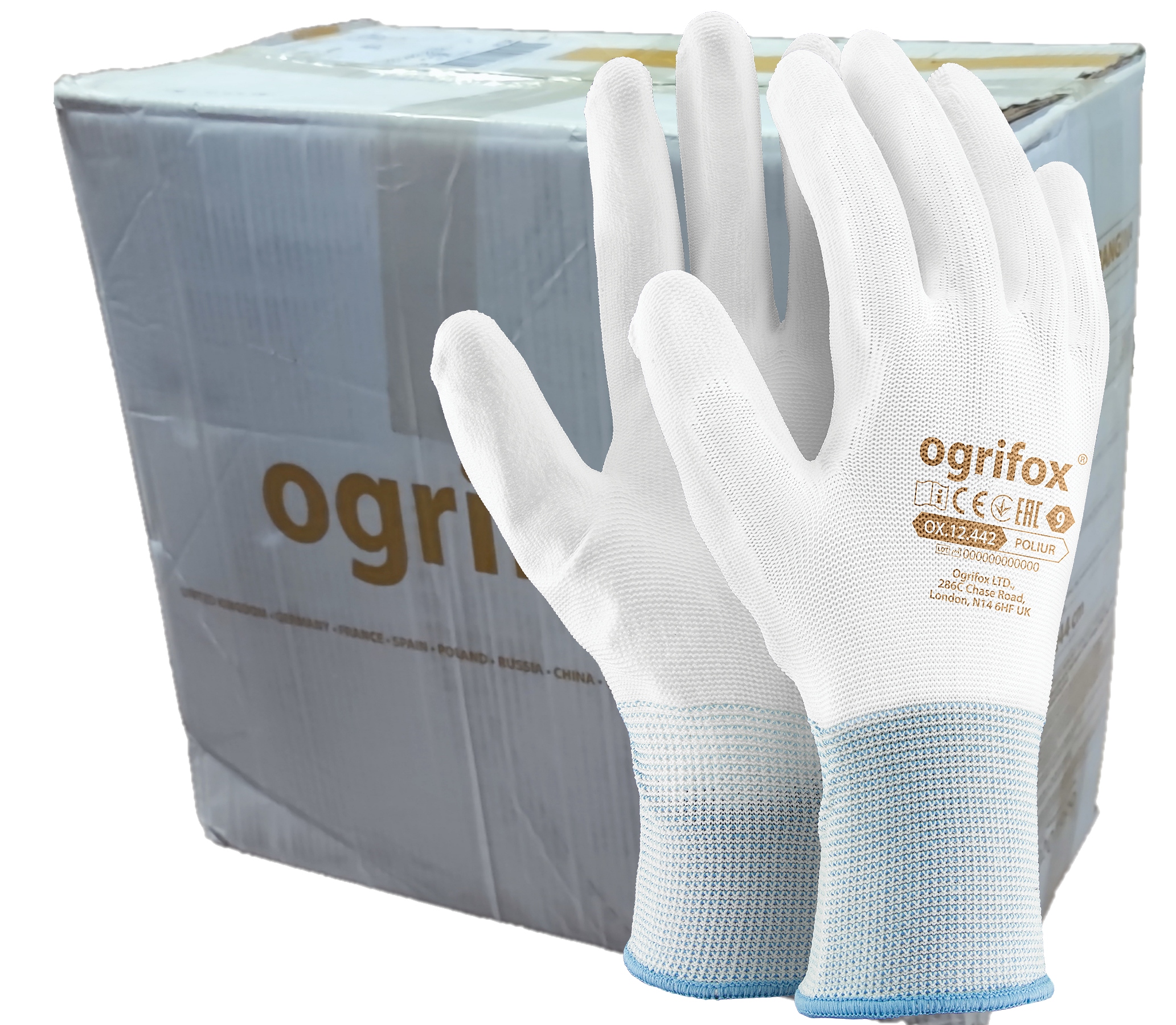 Rękawice Robocze Ochronne Mechanik Ogrodnicze Mocne Czucie Precyzja Jakość