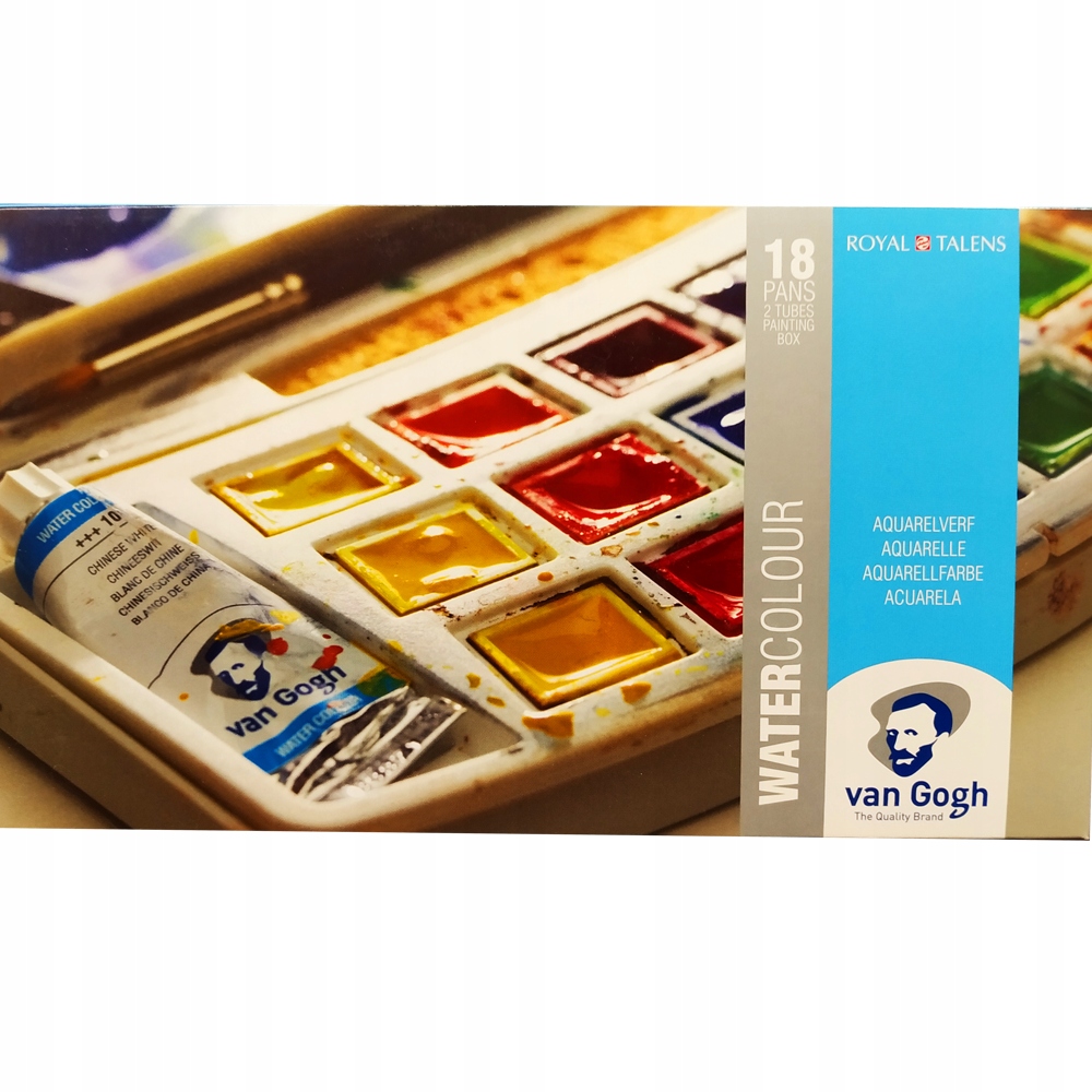 Akvarijní barvy Van Gogh 18x10ml v kostkách