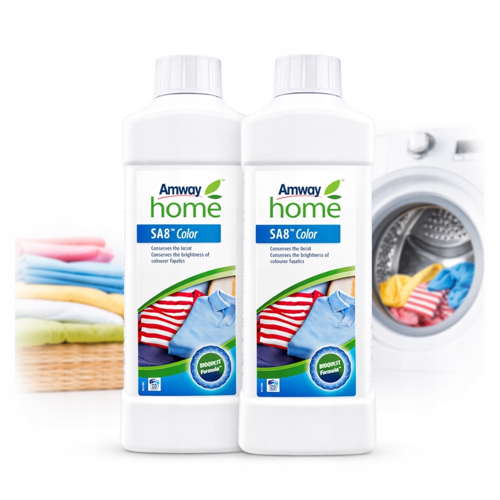 Tekutý prací prostředek Amway na barevné a černé prádlo SA8 Color 1L 2 ks