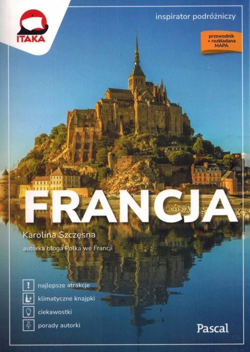 Francja Inspirator Podróżniczy Przewodnik Mapa 2025 Pascal