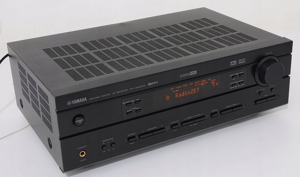 YAMAHA RX-V340RDS MARKOWY AMPLITUNER 5.1 DTS RDS ! System dźwięku 5.1