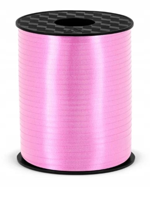 

Wstążka do balonów Taśma 250m pastelowa Różowa