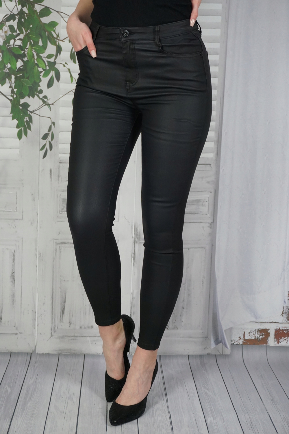 SPODNIE WOSKOWANE SKÓRA MATOWE MODELUJĄCE GOODIES EAN (GTIN) 4059141746830