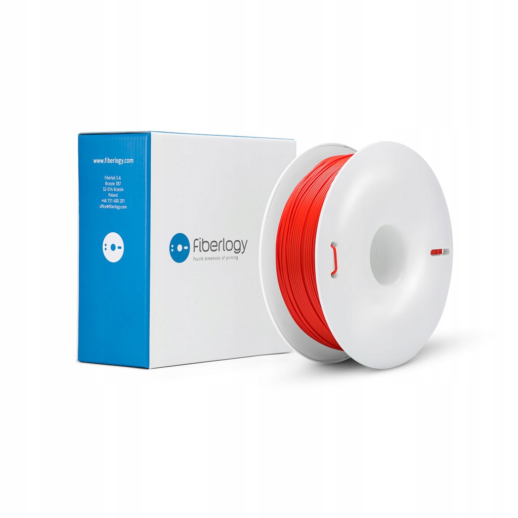 Filament Fiberlogy Easy PLA Red Orange 1,75mm 0,85
