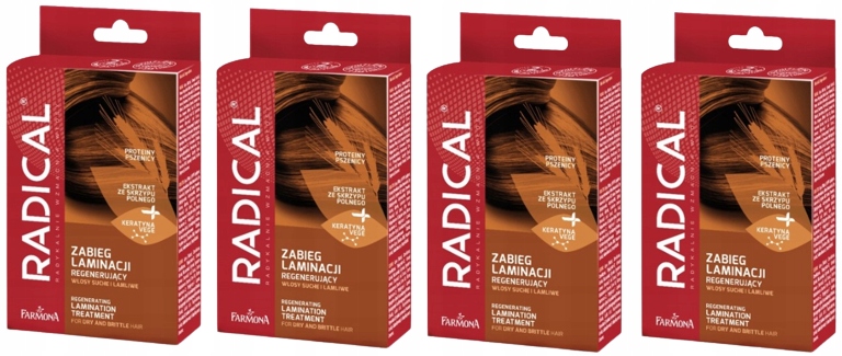 

Radical Zabieg Laminacji Włosów Maska Boster Serum