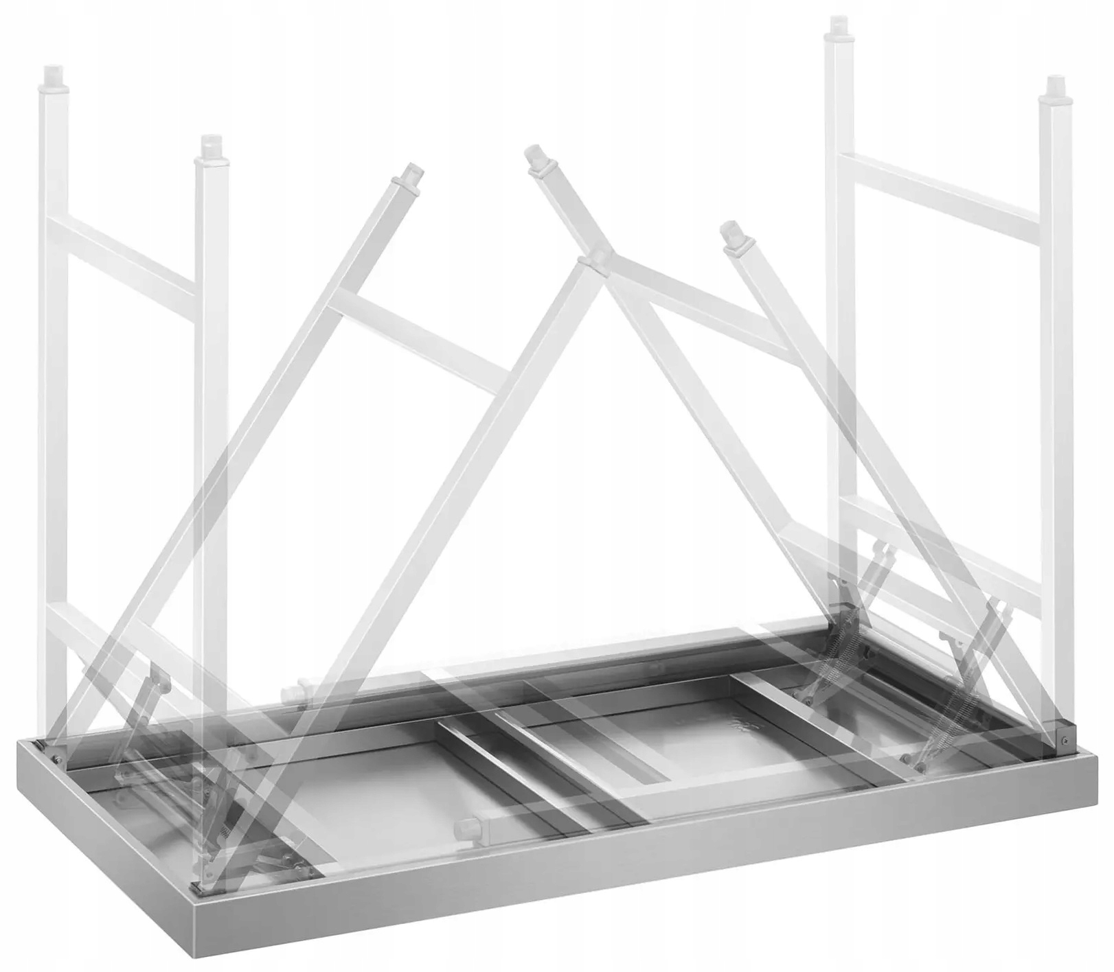 Stół roboczy składany nierdzew 120x60 Royal Catering RCAT-120/60KE 10011482