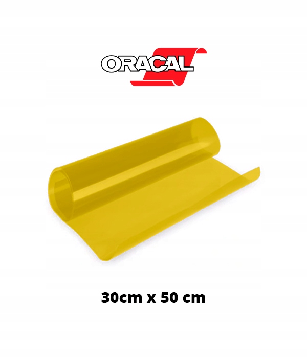 

Folia do przyciemniania lamp Żółta 30x50cm