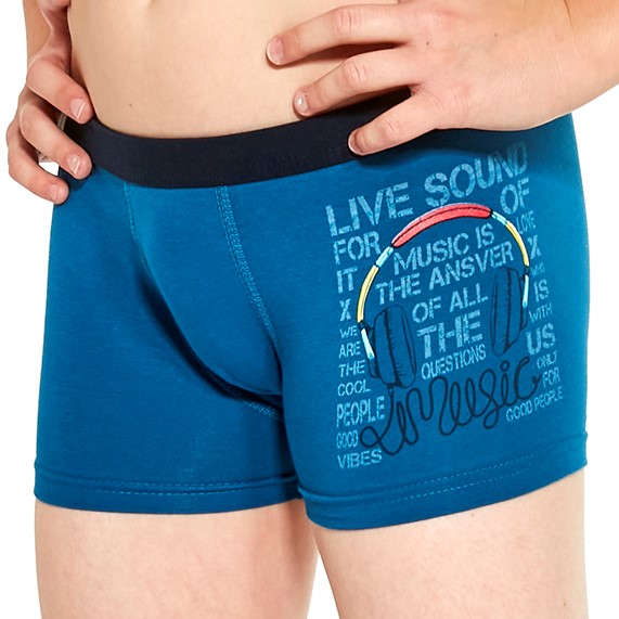 

Bokserki chłopięce 158/164 Cornette Music 700/118