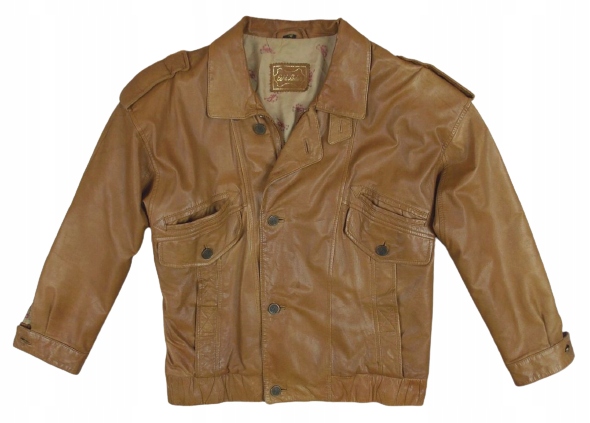 PAOLO NEGRATO KURTKA SKÓRZANA PILOTKA BOMBER 48